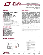 LTC2054 datasheet pdf Linear Technology