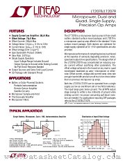LT2078 datasheet pdf Linear Technology