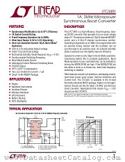 LTC3401 datasheet pdf Linear Technology