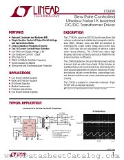 LT3439 datasheet pdf Linear Technology