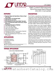 LTC3441 datasheet pdf Linear Technology