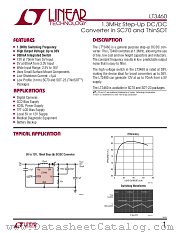 LT3460 datasheet pdf Linear Technology