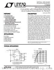 LT3464 datasheet pdf Linear Technology