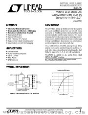 LT3465 datasheet pdf Linear Technology