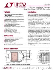 LTC3701 datasheet pdf Linear Technology