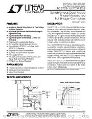 LTC3722-1 datasheet pdf Linear Technology
