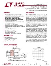 LTC3830 datasheet pdf Linear Technology