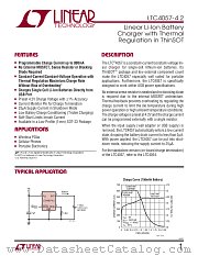 LTC4057-4.2 datasheet pdf Linear Technology