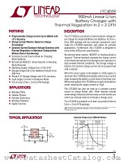 LTC4059 datasheet pdf Linear Technology