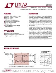 LT5516 datasheet pdf Linear Technology