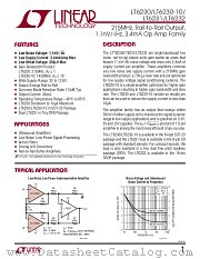 LT6230 datasheet pdf Linear Technology