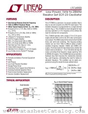 LTC6900 datasheet pdf Linear Technology