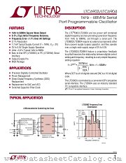 LTC6903 datasheet pdf Linear Technology
