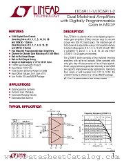 LTC6911-1 datasheet pdf Linear Technology