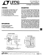 LT111A datasheet pdf Linear Technology