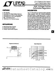 LT117AHV datasheet pdf Linear Technology