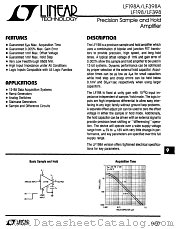 LF198 datasheet pdf Linear Technology