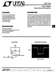 LM318 datasheet pdf Linear Technology