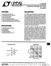LF398 datasheet pdf Linear Technology