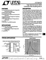 LTC1061CS datasheet pdf Linear Technology