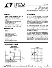 LT1110 datasheet pdf Linear Technology