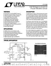 LT1158 datasheet pdf Linear Technology