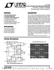 LT1166 datasheet pdf Linear Technology