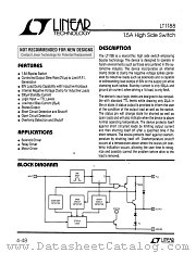 LT1188 datasheet pdf Linear Technology