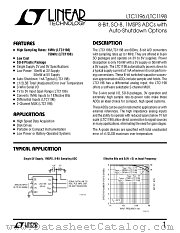 LTC1196 datasheet pdf Linear Technology