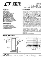 LTC1272 datasheet pdf Linear Technology