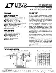 LTC1274 datasheet pdf Linear Technology