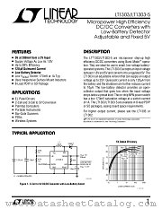 LT1303 datasheet pdf Linear Technology