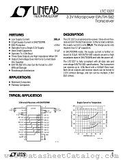 LTC1327 datasheet pdf Linear Technology