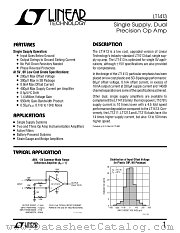 LT1413 datasheet pdf Linear Technology