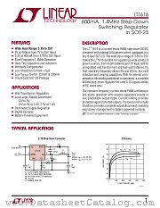 LT1616 datasheet pdf Linear Technology