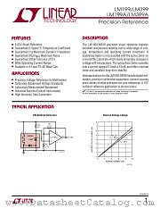 LM399 datasheet pdf Linear Technology