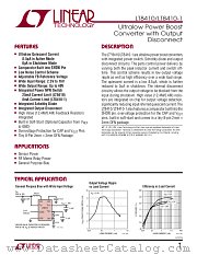 LT8410 datasheet pdf Linear Technology