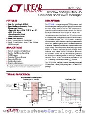 LTC3108-1 datasheet pdf Linear Technology