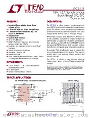 LTC3111 datasheet pdf Linear Technology