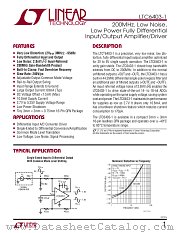 LTC6403-1 datasheet pdf Linear Technology