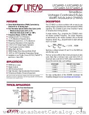 LTC6992-4 datasheet pdf Linear Technology