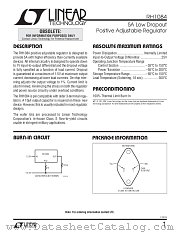 RH1084 datasheet pdf Linear Technology