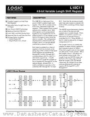 L10C11 datasheet pdf LOGIC Devices Incorporated