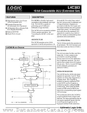 L4C383JC26 datasheet pdf LOGIC Devices Incorporated