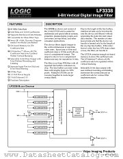 LF3338QC12 datasheet pdf LOGIC Devices Incorporated