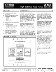 LF3370QC12 datasheet pdf LOGIC Devices Incorporated