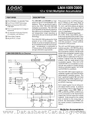 LMA1009 datasheet pdf LOGIC Devices Incorporated