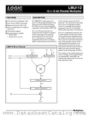LMU112 datasheet pdf LOGIC Devices Incorporated