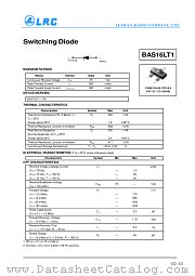 BAS16LT1 datasheet pdf Leshan Radio Company