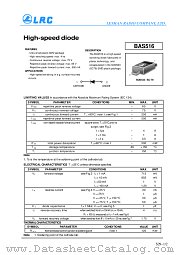 BAS516 datasheet pdf Leshan Radio Company
